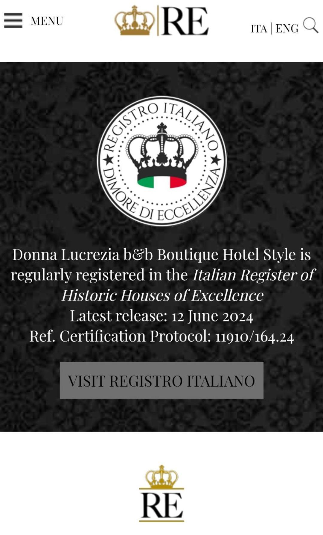 Donna Lucrezia Boutique Style -residenze D'epoca- Bisceglie